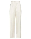 Forte Forte Forte_forte Woman Pants Ivory Size 2 Viscose, Cotton, Wool In White