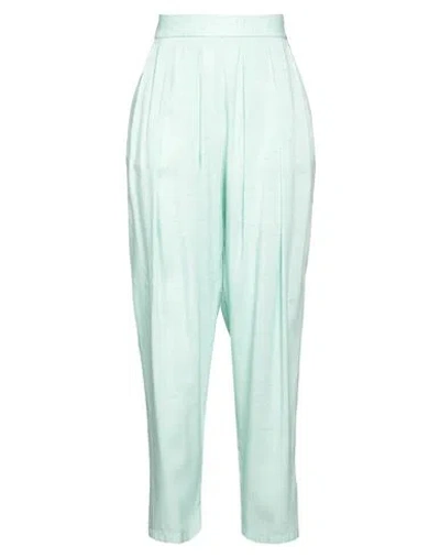 Forte Forte Forte_forte Woman Pants Light Green Size 00 Viscose, Silk In Blue