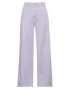 Forte Forte Forte_forte Woman Pants Lilac Size 1 Cotton In Purple