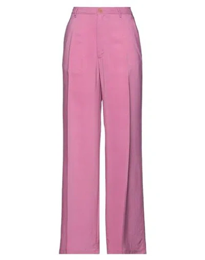 Forte Forte Forte_forte Woman Pants Mauve Size 00 Cupro In Pink