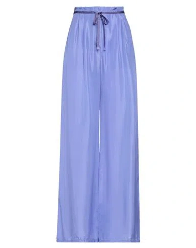Forte Forte Forte_forte Woman Pants Mauve Size 2 Silk In Purple
