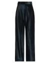 Forte Forte Forte_forte Woman Pants Midnight Blue Size 0 Cotton, Viscose, Elastane In Blue