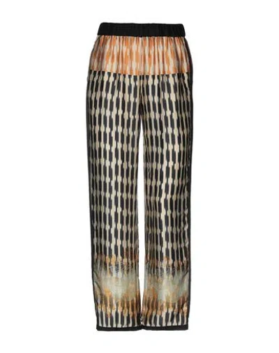 Forte Forte Forte_forte Woman Pants Midnight Blue Size 00 Silk, Cupro In Black