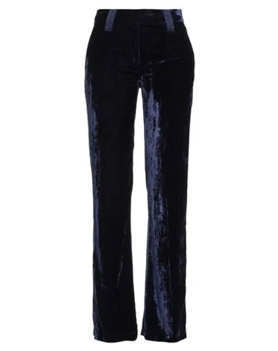 Forte Forte Forte_forte Woman Pants Midnight Blue Size 2 Viscose, Polyamide, Silk