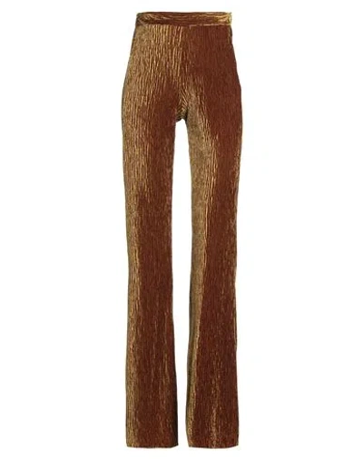 Forte Forte Forte_forte Woman Pants Mustard Size 0 Polyester, Elastane In Gold