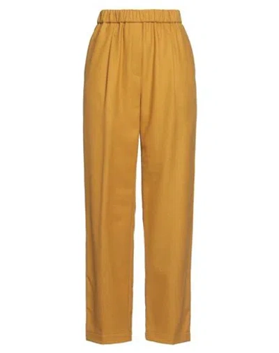 Forte Forte Forte_forte Woman Pants Mustard Size 1 Wool, Polyamide In Yellow