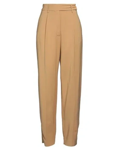Forte Forte Forte_forte Woman Pants Mustard Size 2 Viscose, Virgin Wool, Elastane In Brown