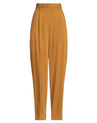 Forte Forte Forte_forte Woman Pants Mustard Size 3 Viscose, Virgin Wool, Elastane In Brown