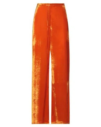 Forte Forte Forte_forte Woman Pants Orange Size 0 Viscose, Polyamide