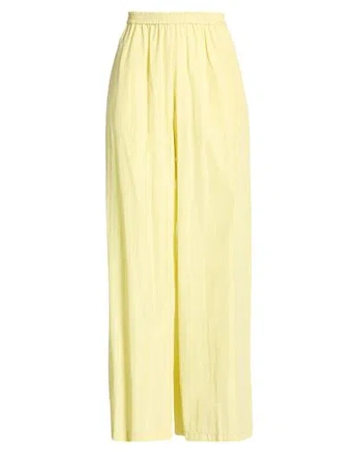 Forte Forte Forte_forte Woman Pants Pastel Yellow Size 1 Polyester, Cotton