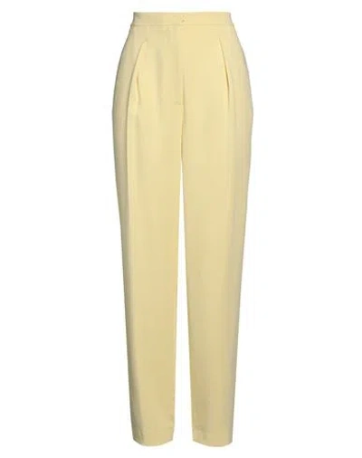 Forte Forte Forte_forte Woman Pants Pastel Yellow Size 2 Viscose, Elastane, Acetate In White