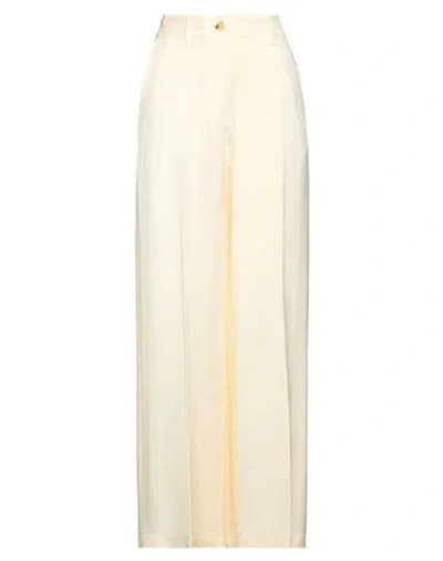 Forte Forte Forte_forte Woman Pants Pastel Yellow Size 4 Viscose
