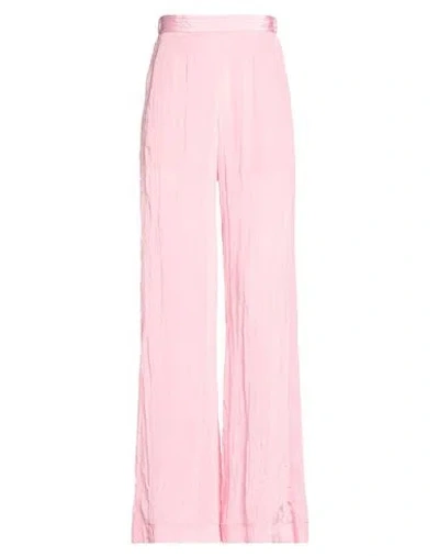 Forte Forte Forte_forte Woman Pants Pink Size 0 Viscose, Polyamide In Multi