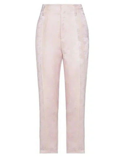 Forte Forte Forte_forte Woman Pants Pink Size 1 Viscose, Polyester, Linen, Metallized Polyamide