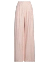 Forte Forte Forte_forte Woman Pants Pink Size 3 Linen, Cotton, Polyester, Polyamide In Pink