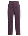 Forte Forte Forte_forte Woman Pants Plum Size 2 Cotton, Elastane In Purple