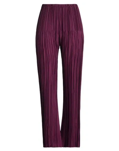 Forte Forte Forte_forte Woman Pants Plum Size 2 Polyester In Purple