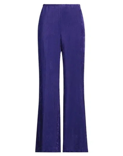 Forte Forte Forte_forte Woman Pants Purple Size 2 Viscose In Blue