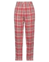 Forte Forte Forte_forte Woman Pants Red Size 0 Linen, Cotton, Polyamide In Multi
