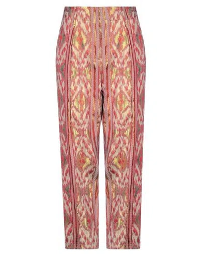Forte Forte Forte_forte Woman Pants Red Size 1 Viscose, Cotton, Polyester In Pink
