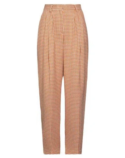 Forte Forte Forte_forte Woman Pants Rust Size 00 Acrylic, Virgin Wool In Brown