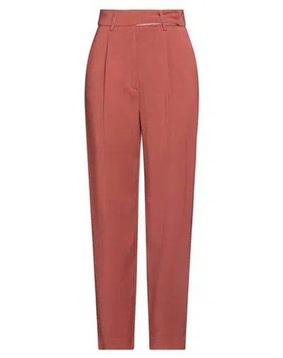 Forte Forte Forte_forte Woman Pants Rust Size 3 Viscose, Virgin Wool, Elastane In Red