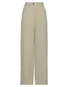 Forte Forte Forte_forte Woman Pants Sage Green Size 00 Cotton, Linen, Acrylic, Wool