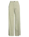 Forte Forte Forte_forte Woman Pants Sage Green Size 3 Cotton, Elastane In Green