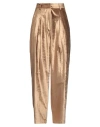 Forte Forte Forte_forte Woman Pants Sand Size 2 Cotton, Viscose, Elastane In Gold