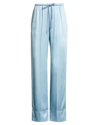 Forte Forte Forte_forte Woman Pants Sky Blue Size 0 Acetate, Viscose