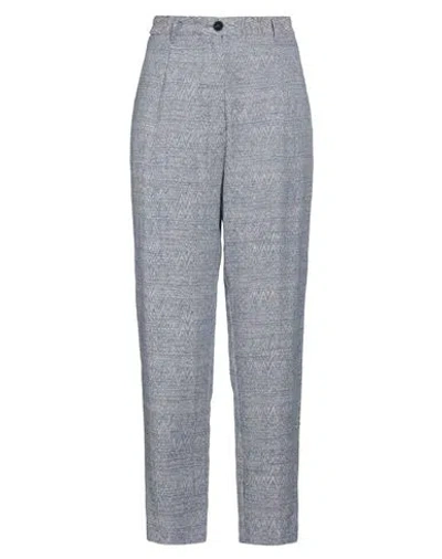 Forte Forte Forte_forte Woman Pants Slate Blue Size 00 Linen, Cotton