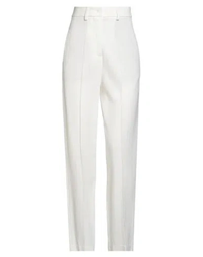 Forte Forte Forte_forte Woman Pants White Size 2 Viscose, Virgin Wool, Elastane