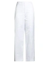 Forte Forte Forte_forte Woman Pants White Size 3 Cotton, Polyester