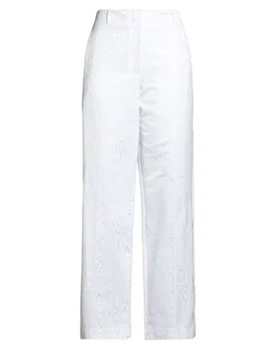Forte Forte Forte_forte Woman Pants White Size 3 Cotton, Polyester