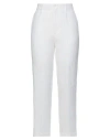 Forte Forte Forte_forte Woman Pants White Size 3 Linen, Cotton In White