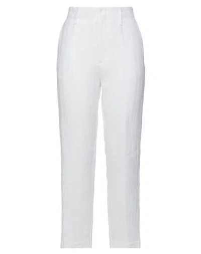 Forte Forte Forte_forte Woman Pants White Size 3 Linen, Cotton