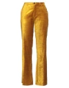 Forte Forte Forte_forte Woman Pants Yellow Size 0 Cotton, Viscose In Gold