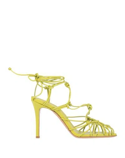 Forte Forte Forte_forte Woman Sandals Lime Green Size 10 Leather