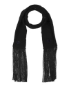 Forte Forte Forte_forte Woman Scarf Black Size - Polyester, Wool, Acrylic, Viscose, Polyamide
