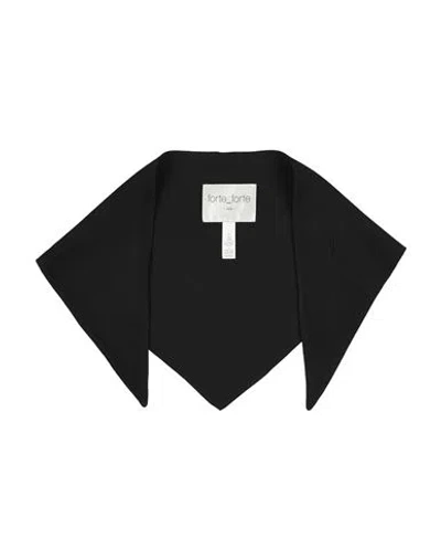 Forte Forte Forte_forte Woman Scarf Black Size - Viscose