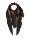 Forte Forte Forte_forte Woman Scarf Camel Size - Polyester In Black
