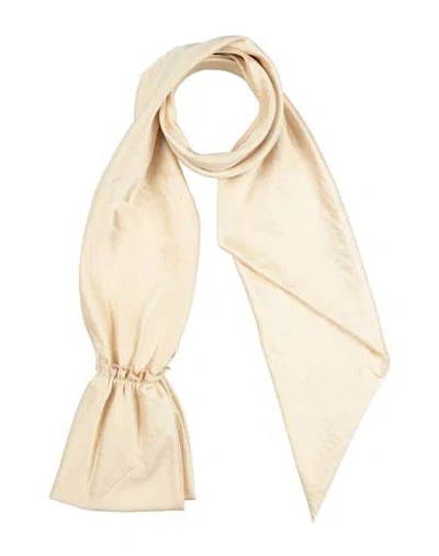 Forte Forte Forte_forte Woman Scarf Ivory Size - Polyester In Brown