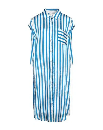 Forte Forte Forte_forte Woman Shirt Azure Size 3 Viscose, Cupro In Blue