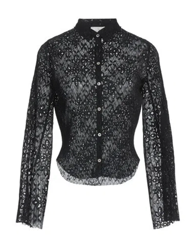 Forte Forte Forte_forte Woman Shirt Black Size 0 Polyester, Polyamide