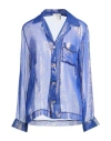 Forte Forte Forte_forte Woman Shirt Blue Size 0 Silk, Polyester