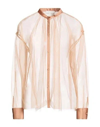 Forte Forte Forte_forte Woman Shirt Blush Size 2 Polyester In Neutral