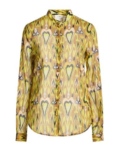 Forte Forte Forte_forte Woman Shirt Brown Size 0 Cotton, Silk In Gold