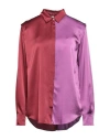 Forte Forte Forte_forte Woman Shirt Burgundy Size 2 Silk In Red