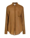 Forte Forte Forte_forte Woman Shirt Camel Size 2 Cotton, Silk In Multi
