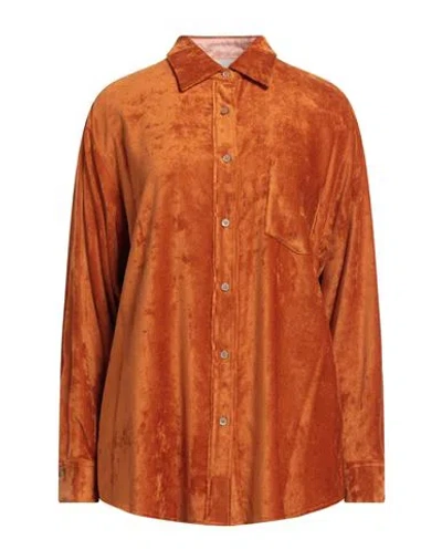 Forte Forte Forte_forte Woman Shirt Copper Size 3 Viscose, Elastane In Orange
